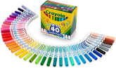 Crayola Ultra Clean Washable Markers (40ct), Colored Markers for Kids, Coloring Book Marker Set, Stocking Stuffers for Kids, Christmas & Holiday Gifts, Ages 3+, Pacl of 6