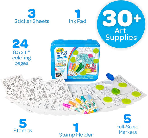 Crayola Color Wonder Mess Free Coloring Activity Set (30+ Pcs), Travel Art Kit, Gift for Kids & Toddlers, Ages 3+
