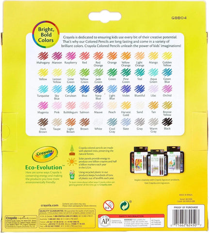 Crayola Erasable Colored Pencils (50ct), Back to School Supplies for Kids, Teacher Gifts, 6, 7, 8 [Amazon Exclusive]