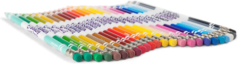 Crayola Erasable Colored Pencils (24ct), Kids Coloring Pencils for Coloring Books, Assorted Colors, Arts & Crafts Supplies, Gifts, Ages 6, 7, 8