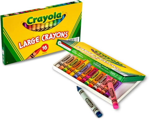 Crayola Large Crayons, Classic Colors, 16 Count