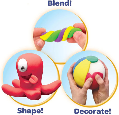 Crayola Model Magic Deluxe Variety Pack (14ct), Kids Air Dry Clay, 7oz, Bulk Modeling Clay Alternative, Gift for Kids, Ages 4+ (Pack of 3)