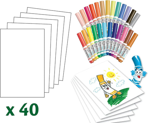 Crayola Pip-Squeaks Washable Marker Set (65ct), Coloring Set, Drawing Art Supplies for Kids, Spring Craft Kit, Travel Activity, Gifts for Kids