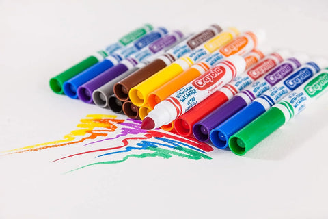 Crayola Ultra Clean Washable Markers (40ct), Colored Markers for Kids, Coloring Book Marker Set, Stocking Stuffers for Kids, Christmas & Holiday Gifts, Ages 3+, Pacl of 6