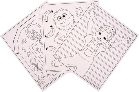 Crayola Color Wonder Magic Light Brush Featuring Ms. Rachel, MessFree Coloring Set with Songs, Paint Set for Toddlers, Art Gift for Kids, Ages 3 & Up