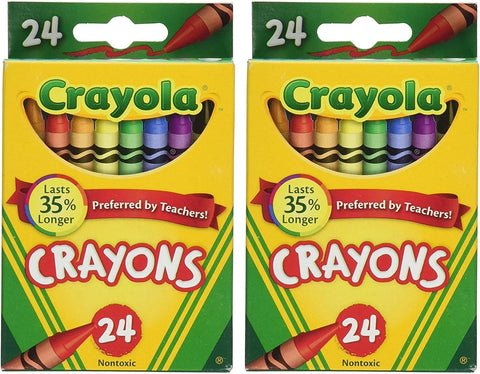 Crayola Crayons 24 ct (Pack of 2)